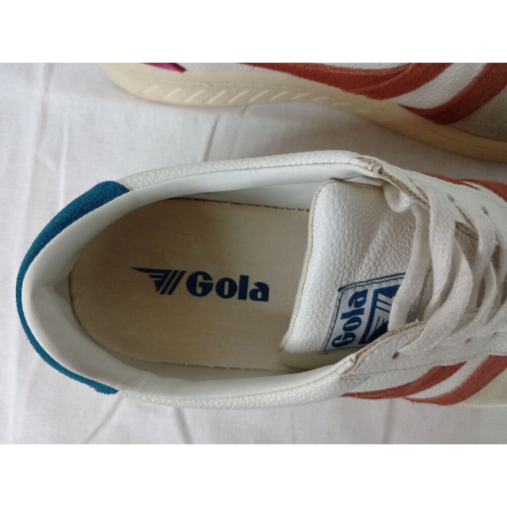 Gola Grandslam Trident Women's 10 White Lace Up Sneaker - Picture 7 of 12